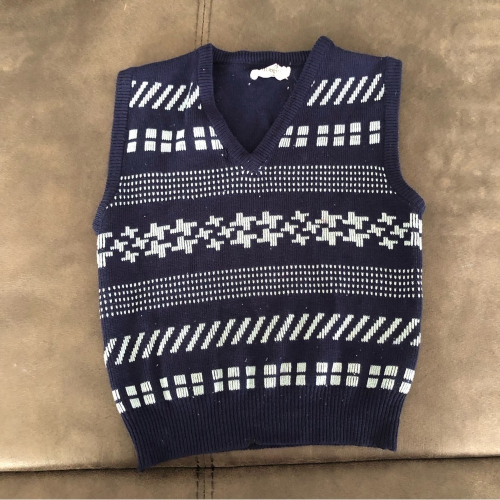 Free with any purchase: Blue Sweater Vest